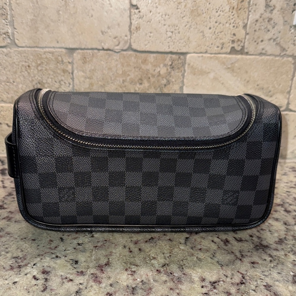 Louis Vuitton Men’s Diamer Graphite Toiletry Pouch